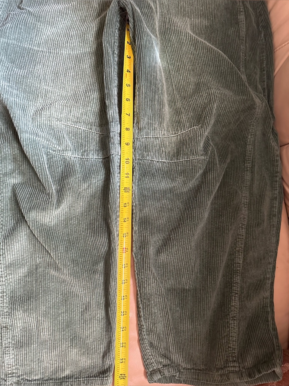 We The Free Good Luck Mid Rise Barrel Cord Jeans in Cypress - Picture 9 of 9